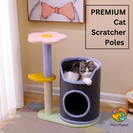 [Premium] Cute Cat Tree House | Cat Bed | Cat Scratcher House | Cat Tower Hammock Cat Climbing | Cat Tree House