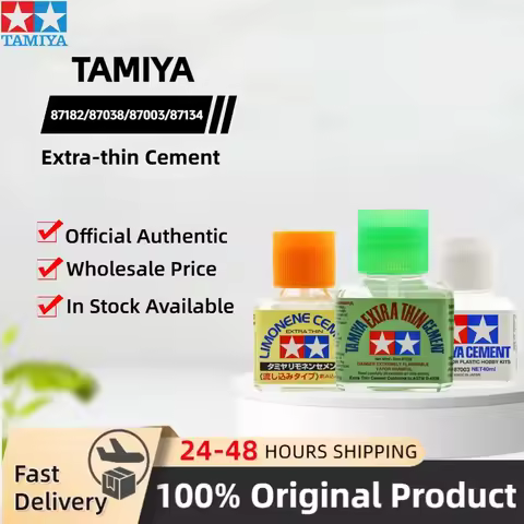 TAMIYA 87182 87038 87003 87134 Ultra Thin Cement Precision Applicator Plastic Assembly Glue 40ml - O