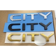 HONDA CITY GN2 EMBLEM CITY GN2 GOLD CITY GN2 BLACK EMBLEM