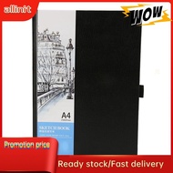 Allinit A4 Drawing Notebook  130 GSM Sketch Book Thick Paper 80 Sheets Durable for Charcoal Chalk Watercolors