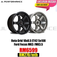 Rota Grid 18x8.5 ET42 5x108 - Ford Focus MK3 /MK3.5