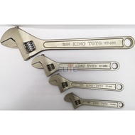 KING TOYO ADJUSTABLE SPANNER / ADJUSTABLE WRENCH (15", 18")