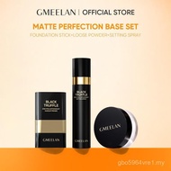 [New]GMEELAN Black Truffle Zinc PCA 3pcs Long-Lasting Makeup Set: Foundation Stick & Loose Powder & 