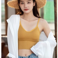 🔥READY STOCK🔥 Korean Women U-Shaped Non-wired Seamless Tube Bra Fitness Yoga Bralettle Lingerie Sing