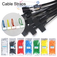 CHIHIRO1X3EE 100pcs Cable Tag, Nylon Material Colorful Style Cable Ties, Zip Tie Easy Mark Plastic L