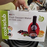 *盒裝cooksclub 水果冰淇淋機 ET-FDM-1301黃色 $450