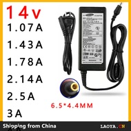 For Samsung LED LCD Screen Display Power Adapter14V 3A 4A 6.5*4.4MM Computer Monitor AC/DC Adapter