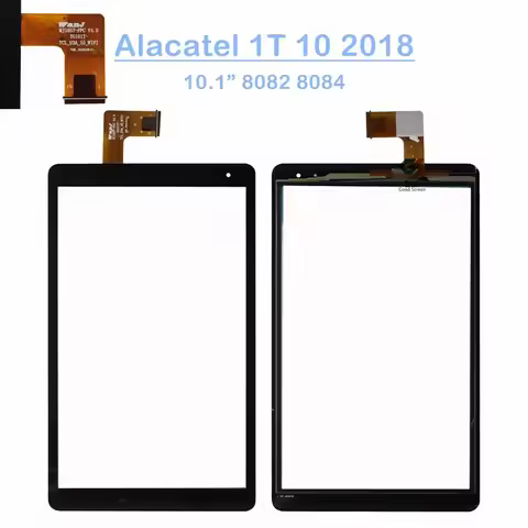 New 10.1 inch Black For Alcatel 1T 10 8082 8084 Tablet Capacitive touch screen panel WanJ WJ1857-FPC