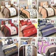 Idealliving 5-in-1 Fitted Bedsheet With Comforter (Queen/King) JML5102C