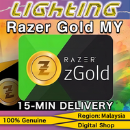Razer Gold MY PIN RM 3~RM 500✨Malaysia Razer Gold Gift Card Direct PIN Redeem Code✨LIGHT 24/7 Email 
