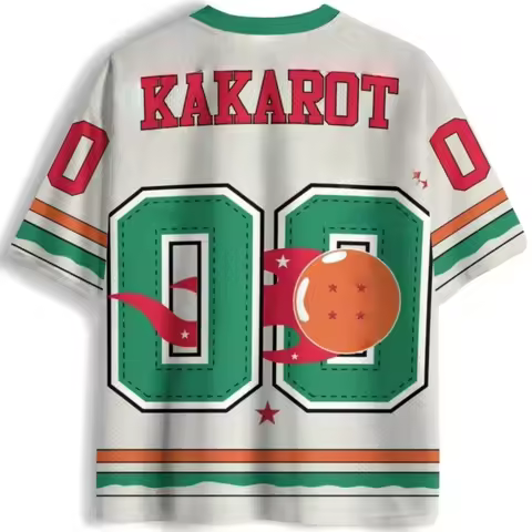 Dragon Ball Z Kakarot 00 3D Print T Shirt Anime Son Goku Graphic Baseball Jersey Men Women Harajuku 