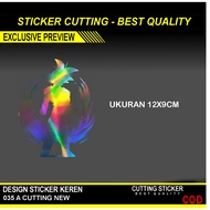 NEWEST GOJO FIRE PICTURE CUTTING STICKER