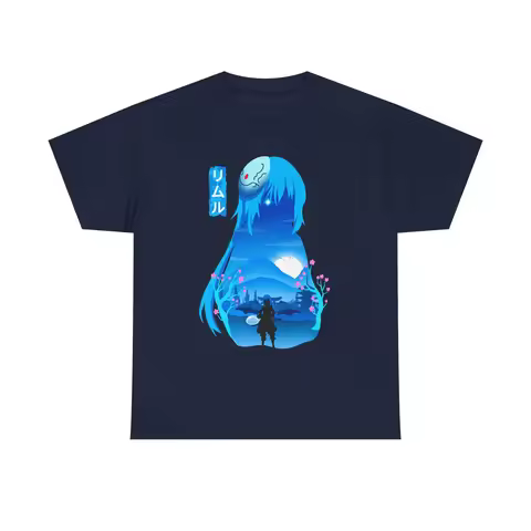 Rimuru Tempest Negative Space T-Shirt Summer That Time I Got Reincarnated As A Slime T Shirts Men 10