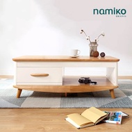 [คูปองลดสูงสุด 120.-] Namiko korean โต๊ะรับแขกมินิมอล 1.3m รุ่น LSC23CJ006818 - Cream