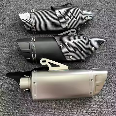 Universal 51mm Muffler Escape Silencer Motorcycle Exhaust AKR for Ninja Z400 250 Z900 ZX6R KTM RC 12