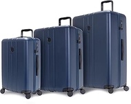 Luggage Carry On - Hard Shell Expandable Suitcases with Spinner Wheels, TSA Lock - (Carry On, Medium 26.5", Large 30.5"), Blue, 3 PCS Set, Armadillo Set