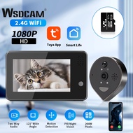 Coltonmw WSDCAM 4.3 inch Doorbell Tuya 5000mAh Detection Peephole Night Vision