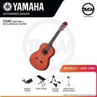 Yamaha CS40 Classical Guitar Natural 3/4 Size CS 40 CS-40