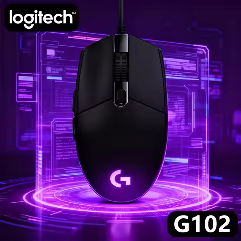 Logitech G102/G203 G-Series Wired MOUSE Mouse Multiple Color Options Ergonomic Design Reduces Hand F