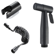 SG Ready Stock Black Toilet Bidet Spray bidget 304 Stainless steel Bidet holder Hose coil HDB Condo 