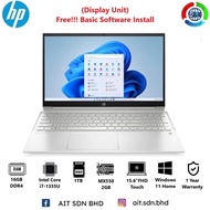 HP Pavilion 15-eg3055cl 15.6"FHD Touch Laptop Intel Core i7-1355U 16GB 1TB SSD MX550 2GB W11 (Displa