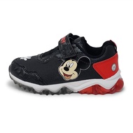 Disney Mickey Mouse Boy's Lighted Athletic Sneaker Light Up Shoes Children W/Adjustable Strap (Toddl