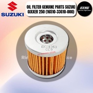 OIL FILTER GENUINE PARTS SUZUKI GIXXER 250 / V-STROM 250 (16510-33G10-000)