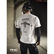 Geissele new URG-I naked eye 3D hand-painted printing short-sleeved military fan 200GSM high quality