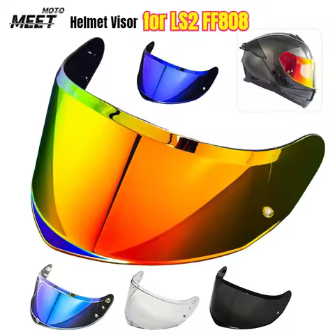 HOT For Ls2 FF808 Face Shield Stream II Helmet Visor Replacement Anti Fog Inner Coating UV Cut Tinte