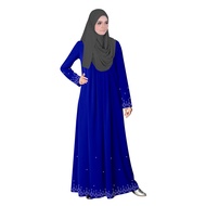 Stylish Jubah Ankara Abaya Top Plated Dress Baloon Design - Ankara