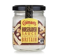 Colmans Horseradish Sauce Crafted in Britain  โคลเเมนส์ ซอสจิ้มเนื้อสัตว์ 136g.