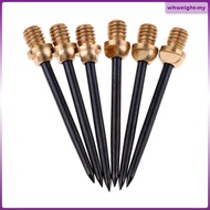 [WhweightMY] 2BA Thread Steel Point Converter Points Replacement Tips for Darts, Set of 6
