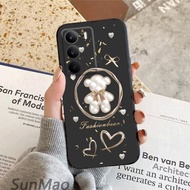 เคส Realme C71 กรณีโซฟากรณีป้องกันเรียบหมีออกแบบ ﻿