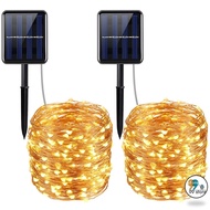 Hot 22M 200 LEDs Solar Powered 8 Modes Fairy String Lights Outdoor Homes Decorative