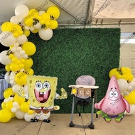 64pcs SpongeBob SquarePants Theme Party Balloon Set Creative Garland Arch Decoration SpongeBob Squar
