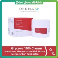 HITAM Glycore 10% Cream 10g - Glycolid Acid 10% - Disguises Dark Skin and Black Spots - Dull Acne Sc