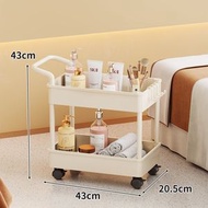 小推車紋繡美睫整形儀器美容推車置物架 手推醫療工具車（快遞送貨上門）