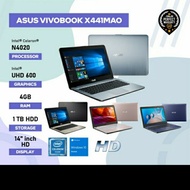 ASUS Vivobook X441MAO Intel N4020 4gb/Hdd 1tb Warranty 2 Tahun Resmi