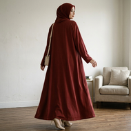 GAMIS WANITA POLOS JUMBO BIGSIZE OVERSIZE PANJANG LD120 LD130 LD140 SGS1003