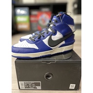 AMBUSH x Nike Dunk High Deep RoyalBlue CU7544-400 Fujiwara Hiroshi Black Blue