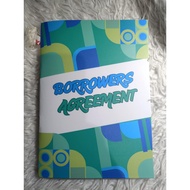 BORROWERS AGREEMENT BOOKLET A5 SIZE