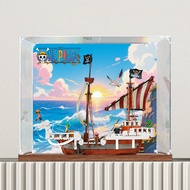 Transparent Transparent Display Box Acrylic Display Box Suitable for Lego 75639 Forward Merry One Pi