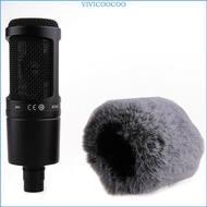 VIVI Microphone Furry Windscreen Muff Microphone Wind Cover For AT2020 Microphone