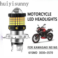 HYS 1PCS FOR KAWASAKI ROUSER200NS H4 LED Motorcycle Headlight Dual Color 3200K Yellow 6500K White 12