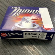 (NEW STOCK) (100% ORIGINAL ) NGK Iridium IX Spark Plug BKR6EIX (4 Pcs)