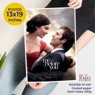 Me Before You Poster (Me Poster) Emilia Clarke Sam Craflin
