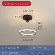 過道走廊燈吸頂（黑色）（三色變光）