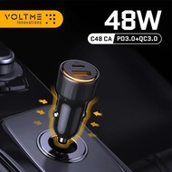 Voltme-Cazo 48 W USB type C car charger with 18W Quick Charge 3.0 for iPhone 15/14/12/12 Samsung Gal