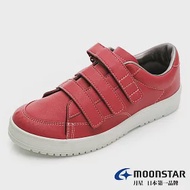 MOONSTAR 養護系列3E寬楦復健鞋 JP22 紅