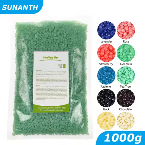1000g Depilatory Waxing Body Hair Removal Beans Wax Melt Machine Hot Film Epilator Wax beans for Wax